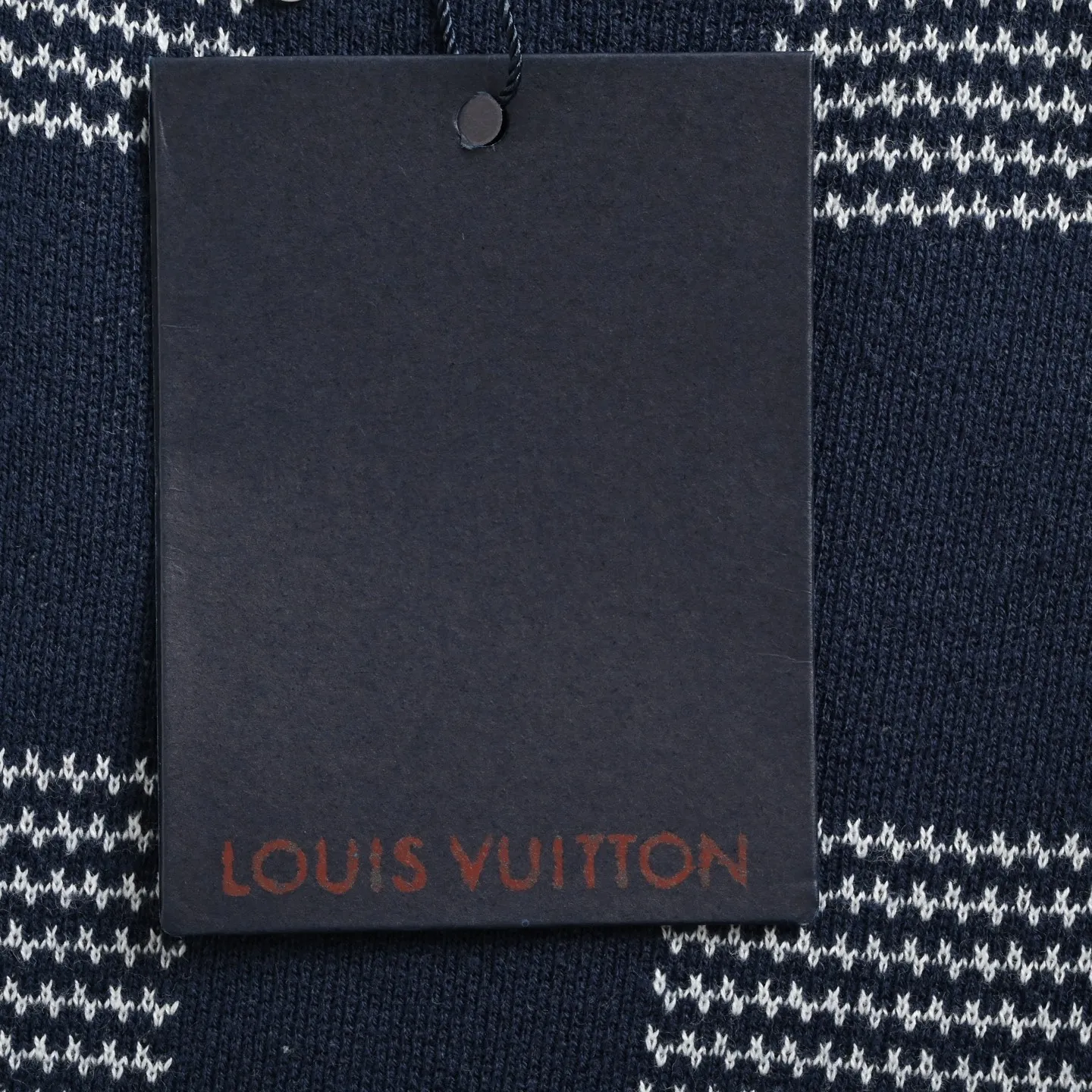 Louis Vuitton/Louis Vuitton 26ss checkerboard pattern jacquard knitted short sleeves